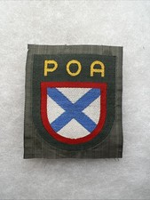 WW2 German Russian Volunteer Shield POA Bevo Woven Patch (GG256