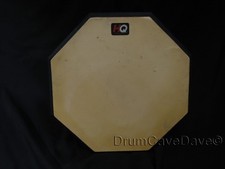 12" EMBOSSED REAL FEEL PRACTICE PAD, SINGLE SIDED YELLOW, OG RF-12S, GC!!!