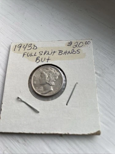 1943-D 10C Mercury Dime Bu.    Beautiful Coin From The Past