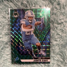 GREEN MOSAIC PRIZM 2025 Panini Mosaic Jahmyr Gibbs #103 Detroit Lions Football