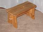 Alter Schemel Blumen-Hocker Holz Landhaus Fuß-Hocker 50/60er Deko Vintage