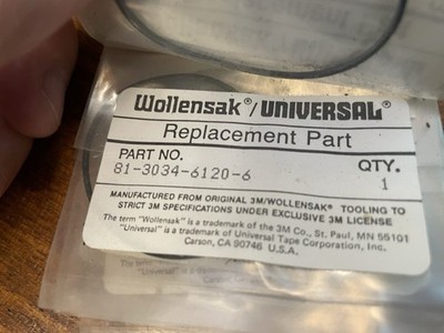 WOLLENSAK Universal 3M Belt 81-3034-6120-6 NOS in Bag