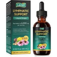 Lymphdrainage Tropfen 21-in-1 flüssig Pflanzenextrakte Immunsystem 60ml