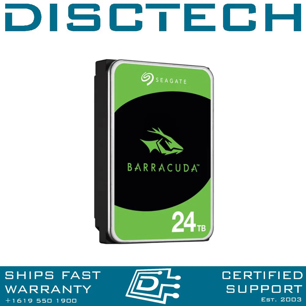HD Seagate Sata Iron Wolf Pro de 24 TB, 7200 rpm, 512 MB de caché