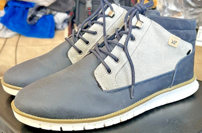 X-RAY (XRW319)  GRAVITY BOOT MEN'S SIZE 11 LACEUP ANKLE OUTDOOR CASUAL NAVY BLUE