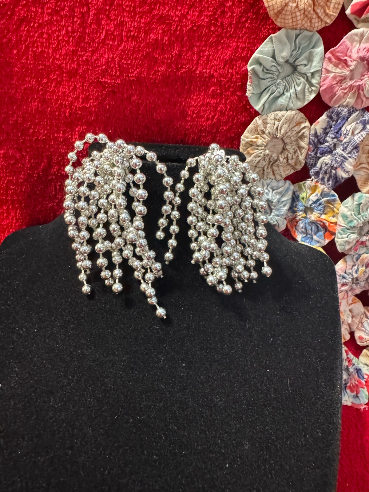 Unique Exploding Dangle Bead Earrings On Multiple… - image 1