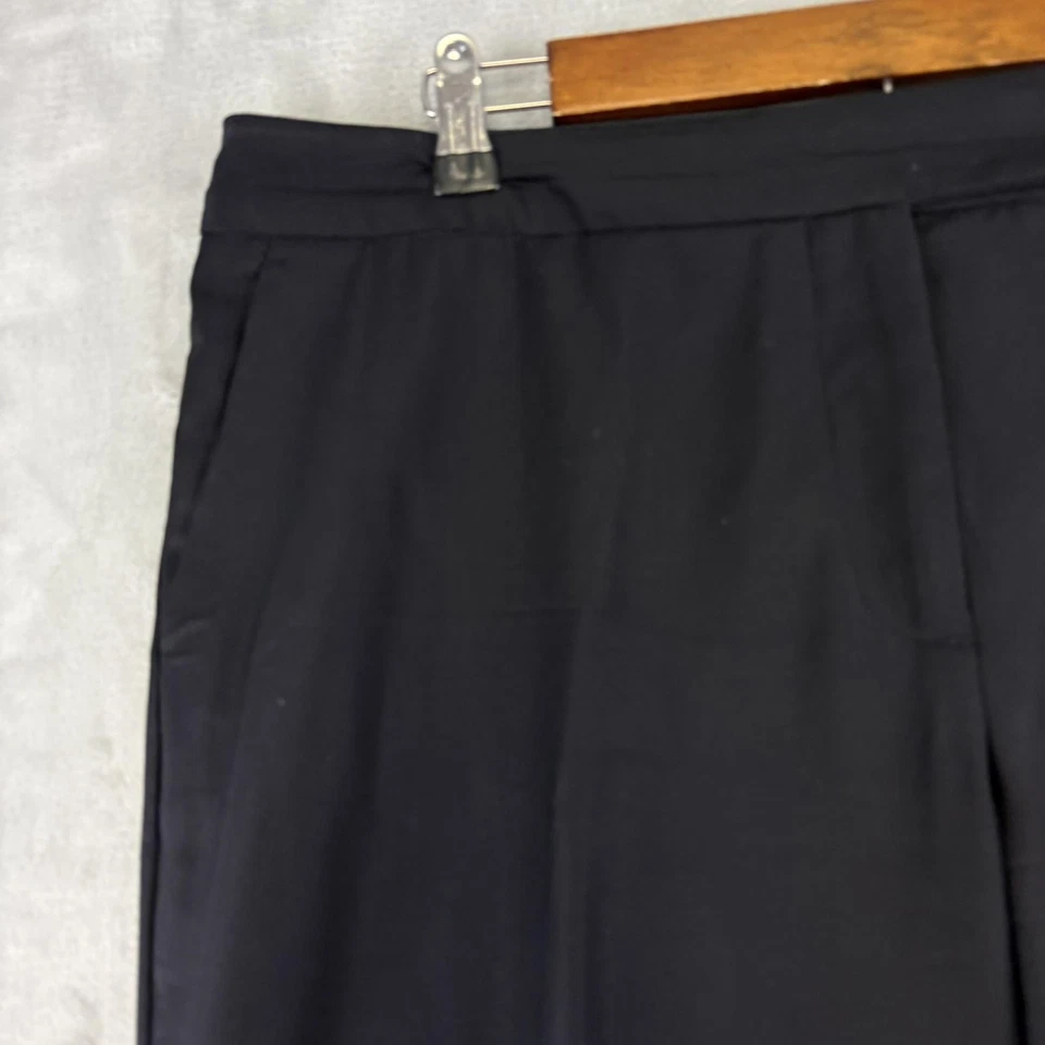 Talbots Pants Womens 14 Black Wool Blend Dress Trousers Signature Stretch Career - Image 3 of 4