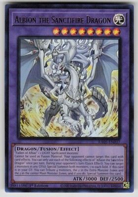 Albion the Sanctifire Dragon (Ultra Rare) RA05-EN037 NM Yu-Gi-Oh