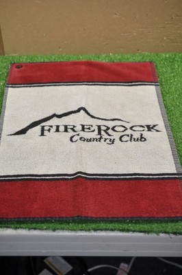 FireRock Country Club 21 x 14.5 golf towel 