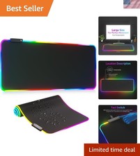 RGB Mousepad Led Mouse Pad, Large Mouse Pad,Led and Big Mouse mat