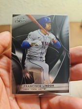 2025 Topps Chrome Black Francisco Lindor #22 New York Mets