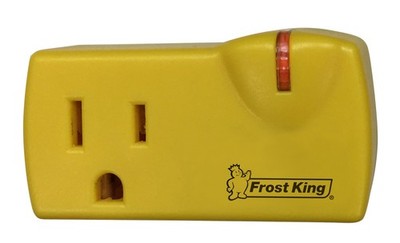Frost King 099000 Self-Regulating Thermostat for Heat (Pack of 1), Black 