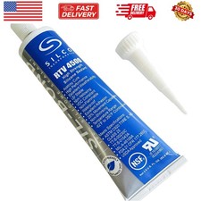 Silicone RTV 4500 Food Contact Safe High Strength Silicone Sealant, Clear 2.8...