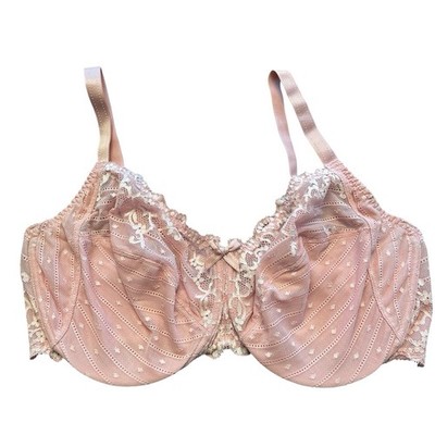 Chantelle Bra 40 DDDD Rive Gauche Full Coverage Unlined Bra Rose Petal Pink