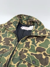 Vintage SafTbak BEST Camo Insulated Coveralls Jim “Catfish” Hunter USA Made M/L