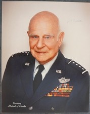 *Jimmy Doolittle signed 8X10 color photo, WWII pilot