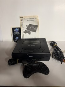 SEGA Saturn Console MK-80000 Complete w/ Box & Manual! TESTED!!!