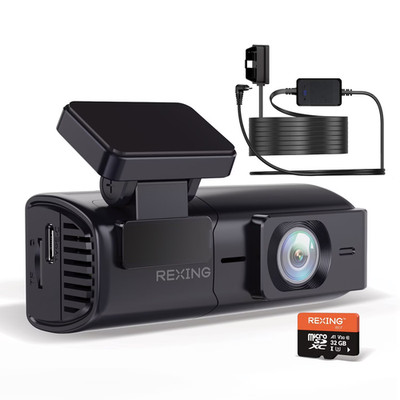 Rexing Ultra HD Car Dash Cam with Wi-Fi Bundle SC4KS