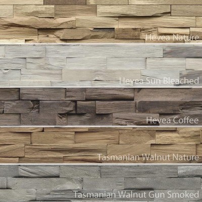 INDO Wandverkleidung Beachwood Holzpaneele Verblender Holzverkleidung Holzoptik