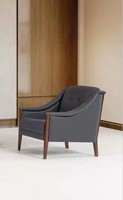 Sessel Arbeitszimmer Polstersessel Grau Sitz MöBel Textil Modern Designer
