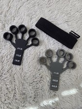Grip Strength Trainer and Finger Exerciser 2-Pack Hand Gripper Strengthener