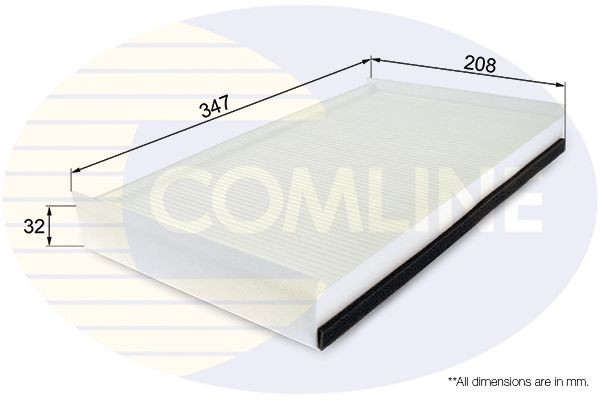 Cabin Air Filter Fits Mercedes-Benz Viano Vito Vito / Mixto COMLINE EKF279