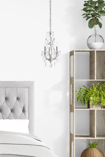 Elegant Lighting Maria Theresa 4 Light Royal Crystal Chandelier - Picture 3 of 9