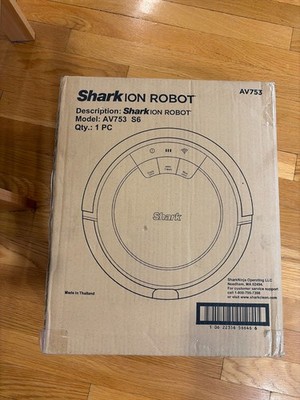 Shark Ion Robot Vacuum Model AV753- Tri Brush system,  S6 Open Box