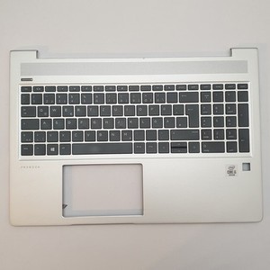 HP ProBook 450 G7 Palmrest Oberteil Tastatur Deutsch QWERTZ Gehäuse Silber