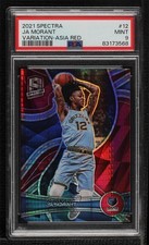 2021-22 Panini Spectra Variation Asia Red Prizm Ja Morant #12 PSA 9 MINT 2l4