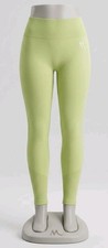 Women's High Rise Ankle Yoga Leggings M Nylon Spandex Stretch 27" 260611-03