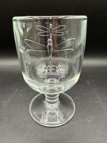 4 La Rochere France 8 oz. Water or Wine Stemmed Goblets 5.25” Dragonfly VGC - Picture 14 of 24