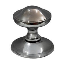 Centre Door Knob Polished Chrome 64mm 