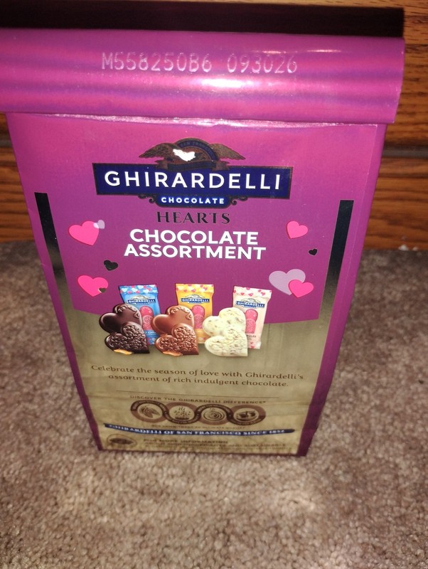Ghirardelli Chocolate Hearts Chocolate Assortment Caramel,Creme Brulee, Sea Salt