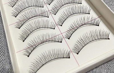 40 Pairs Soft and natural Cross design False Eyelashes Makeup Eye Lash (4 Boxes)