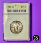 1919 Standing Liberty Quarter ✦ VF35 ✦ Classic Soap Box ✦ Tough Date-90% Silver