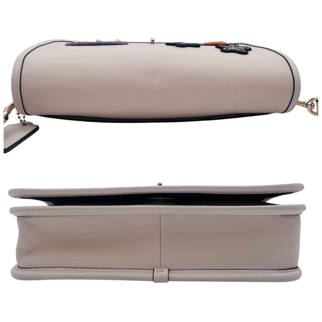 Rare Excellent Condition COACH Patchwork Turnlock… - image 5