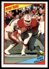 1984 Topps TONY COLLINS #134 New England Patriots Instant Replay