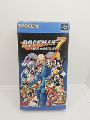 Rockman 7 Super Famicom SFC Japan Capcom SNES Mega Man 7 Tested CIB (Read Desc)