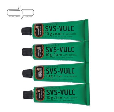 4x 10g Vulkanisierflüssigkeit Reifenreparatur Schlauchreparatur Tip Top SVS-Vulc