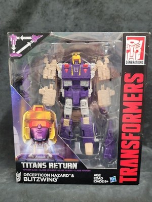 Transformers Titans Return Hazard & Blitzwing Decepticon Action Figure