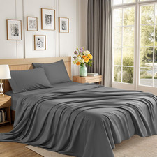 1200 Thread Count Cotton Sheets, 100 Egyptian Cotton Sheet for Queen Size Bed,V