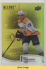 2021-22 Upper Deck Allure Rainbow Yellow Green Eeli Tolvanen #R-57 READ 12g7
