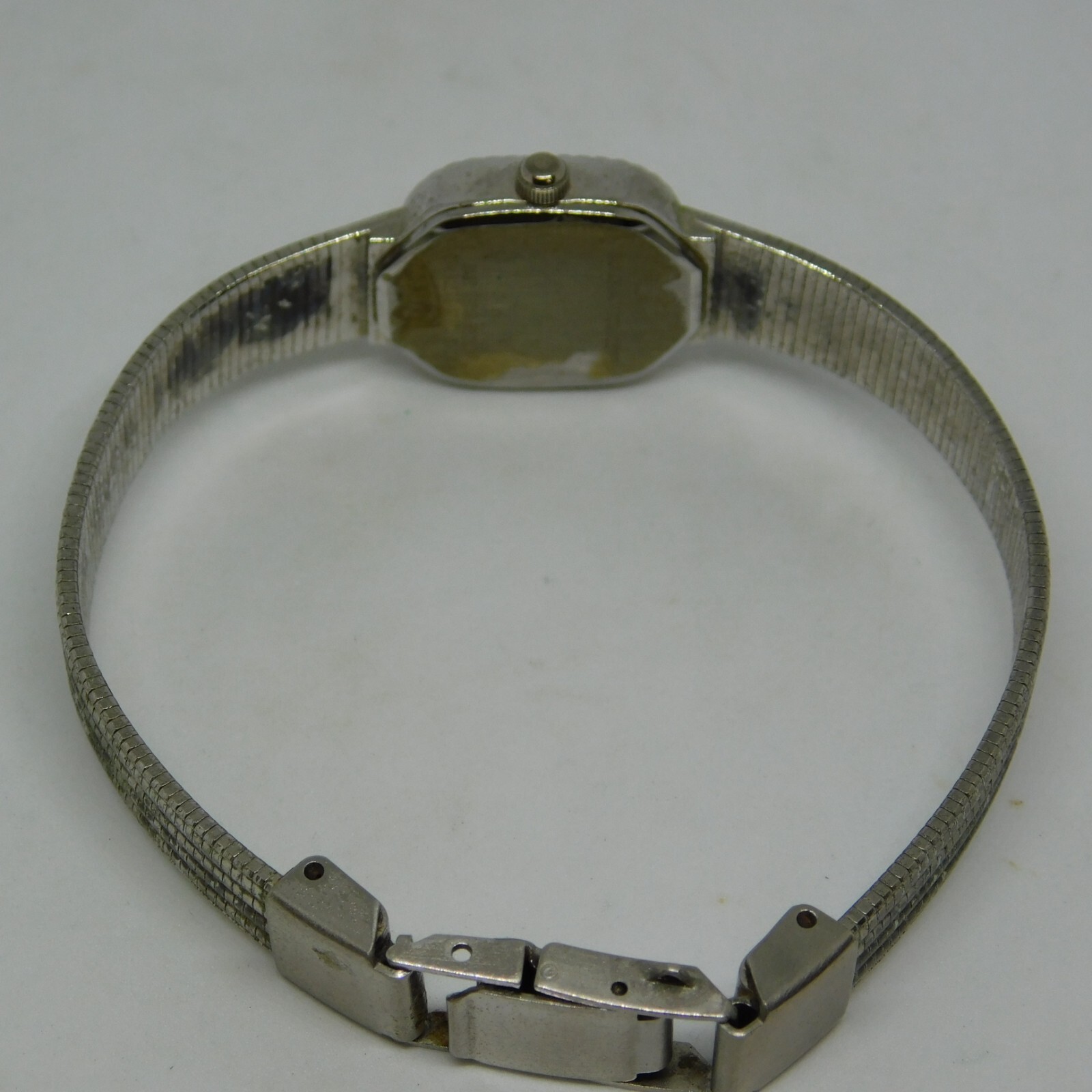 Bulova P6 W. Germany Silver Tone Quartz Women's Watch Sz. 5 3/4" New