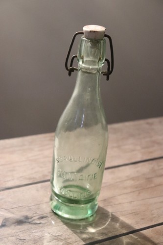 ANCIENNE BOUTEILLE LIMONADE petite 23,5 cm - Trapet Rives - bouchon