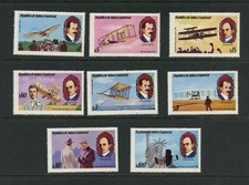 H203 Äquatorialguinea 1979 Geschichte Der Luftfahrt 8v. MNH