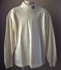 BROWNIE Girl Scout UNIFORM TOP M 10-12 Girls TREFOIL MOCK NECK SHIRT Turtleneck