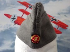 B16-34) Original NVA Nationale Volks Armee Schiffchen Mütze Winter Oliv Größe 57
