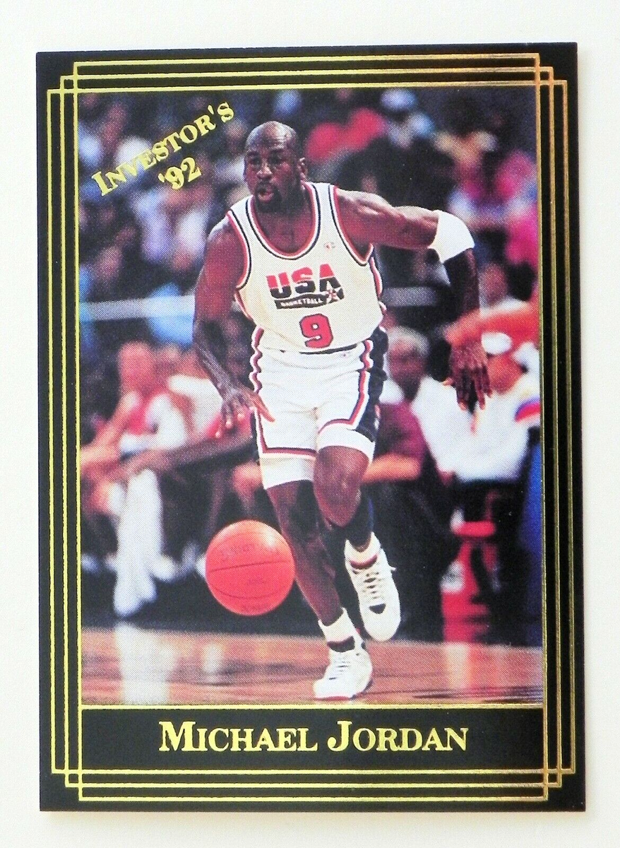 MICHAEL JORDAN (1) 1992 USA Investor's Journal Gold Card # 116 _