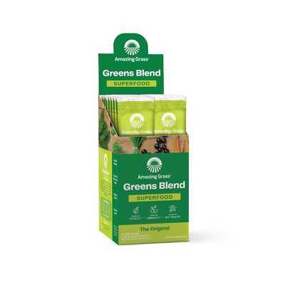 Amazing Grass Greens Blend Organic Supplement for Digestive Health 15 Servings
